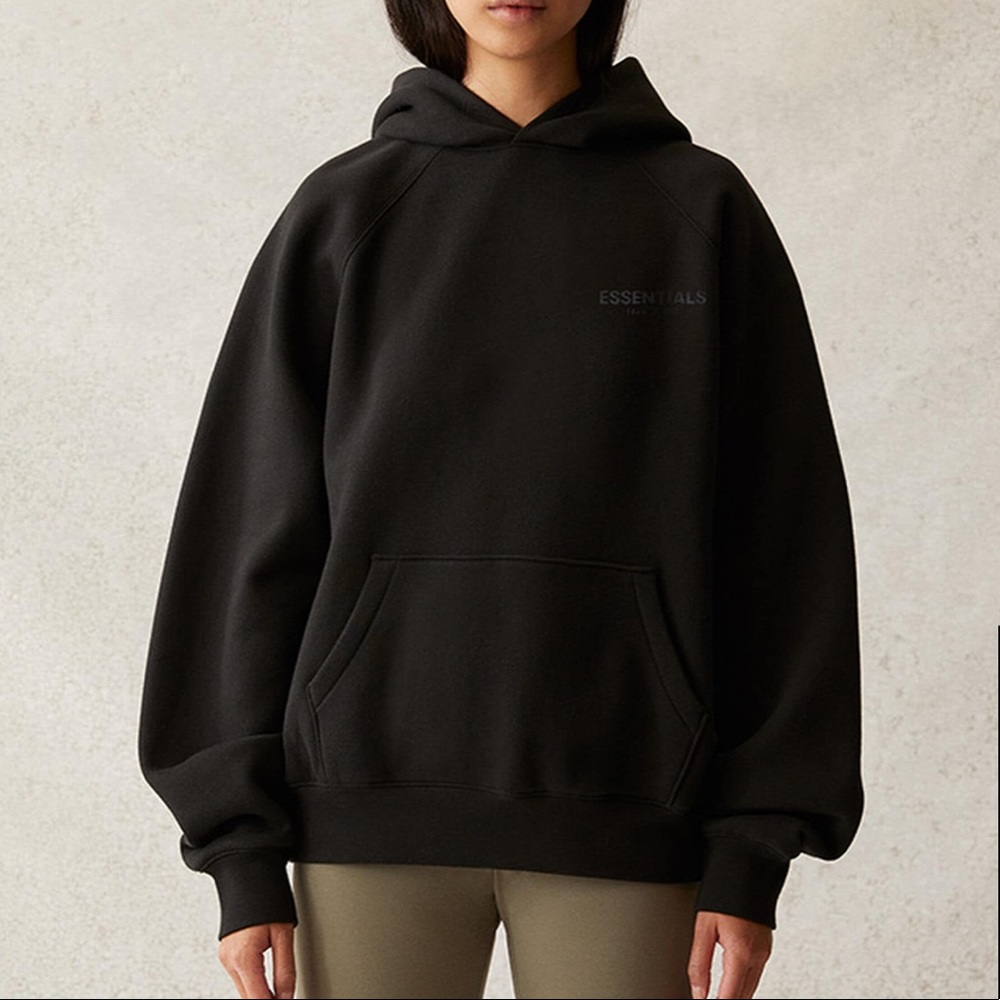 Brand new Black Fear Of God Essentials Hoodie